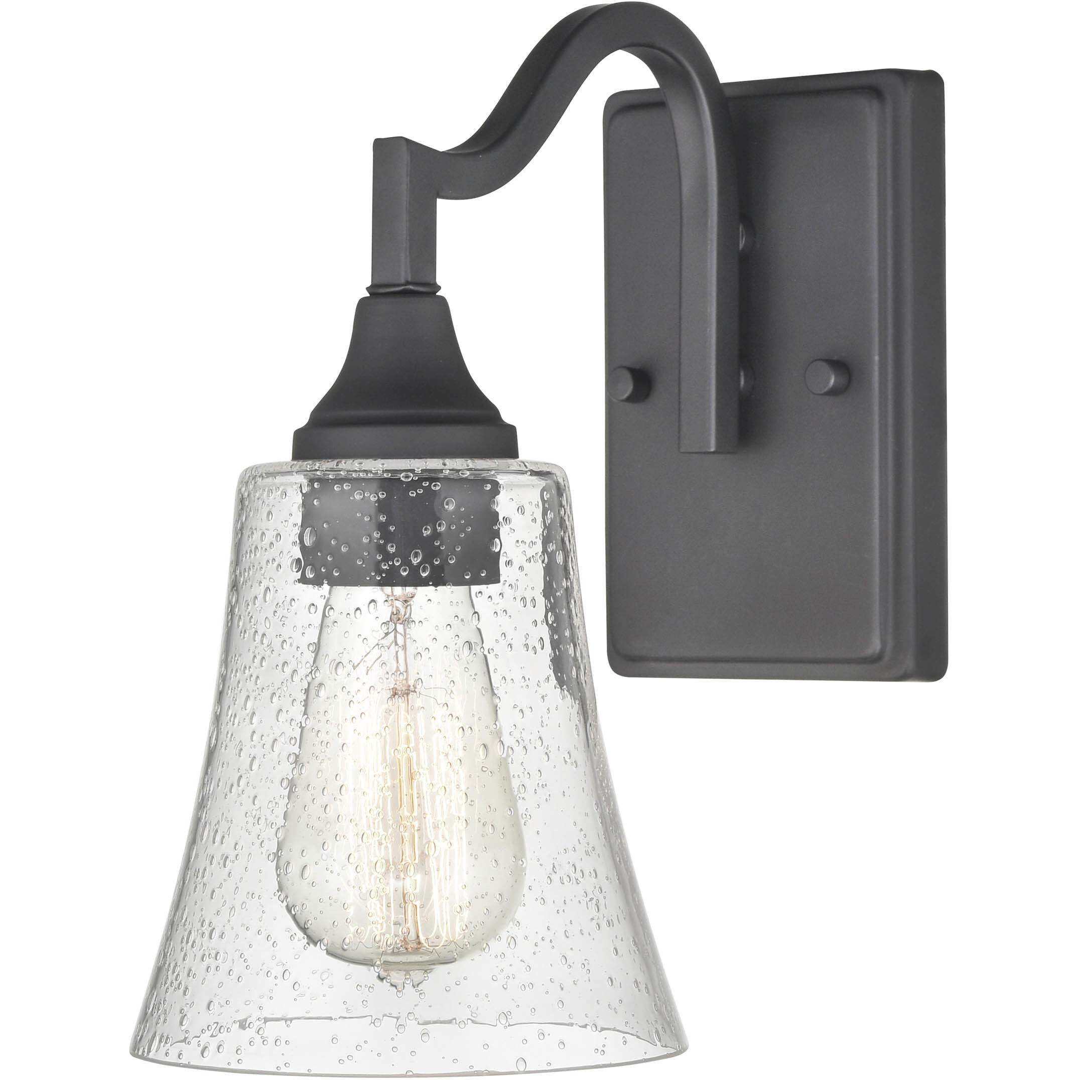 Caily Wall Sconce Wall Light in Matte Black